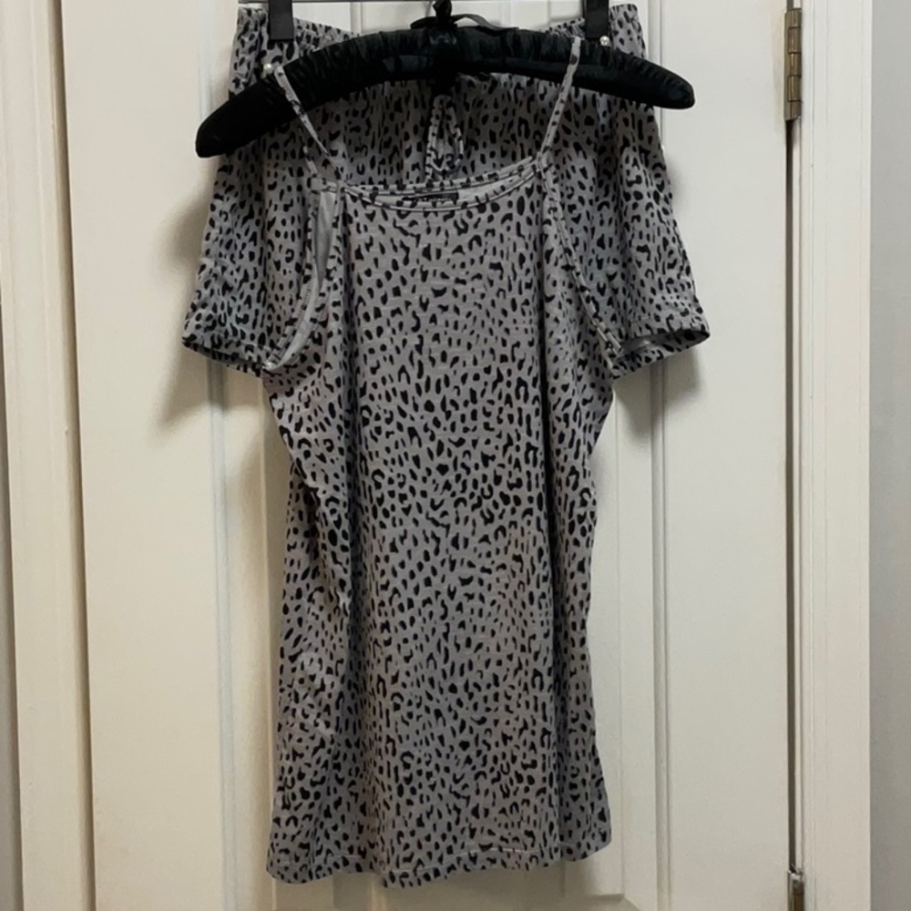Leopard print jammies